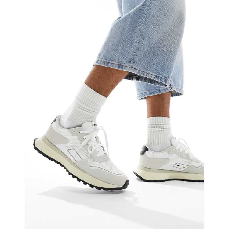 valentino valentino garavani knitted rockrunner sneakers ClassicfuncenterShops BOSS Jonah Runn sneakers in white