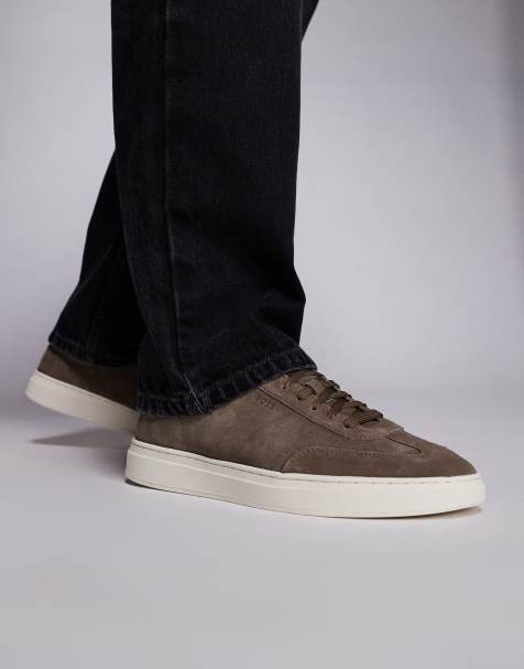 BOSS - Kieran - Court - Sneakers in donkerbeige - view 1