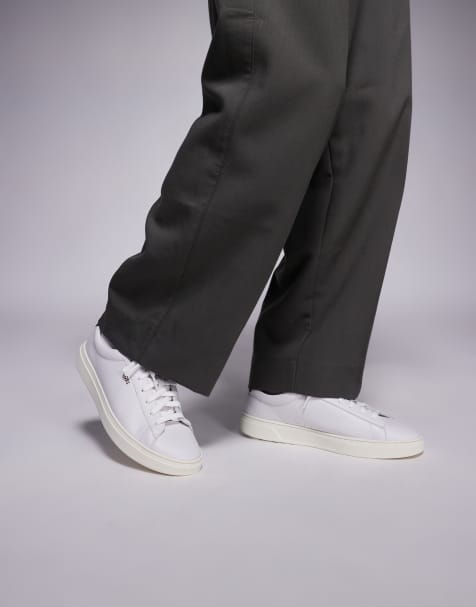 BOSS Kieran court sneakers in white - view 1