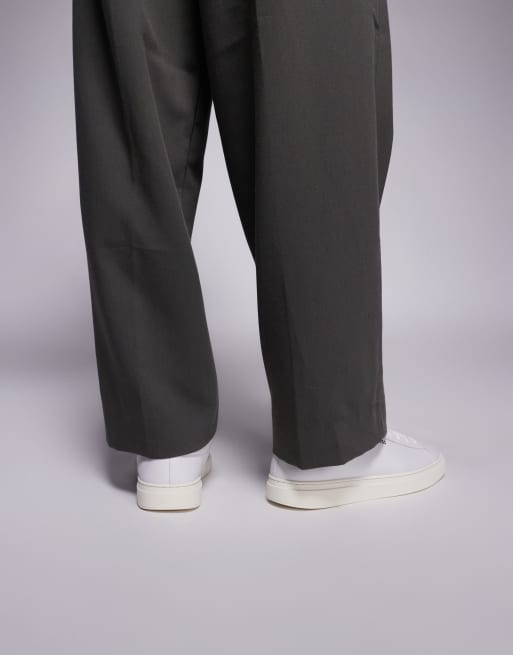 BOSS Kieran court sneakers in white