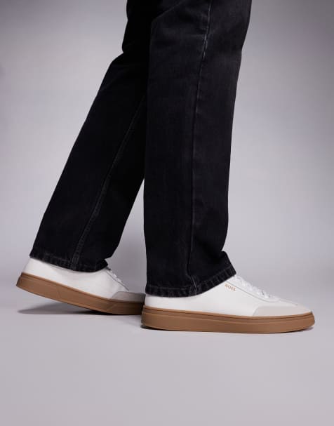 BOSS Kieran court sneakers in white - view 1