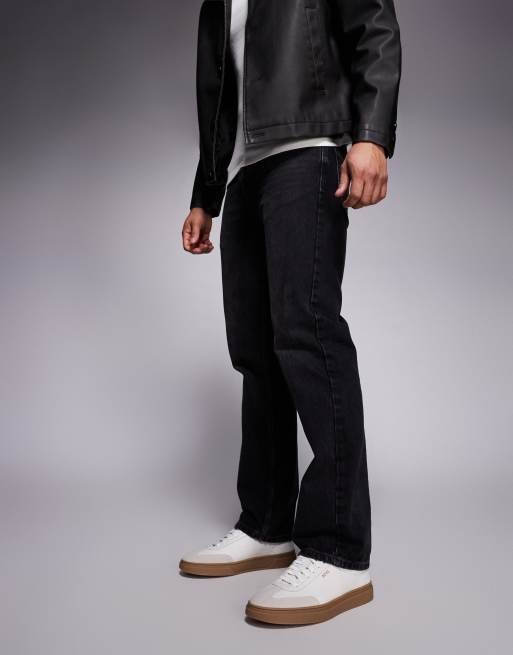 BOSS Kieran court sneakers in white, 5 of 5