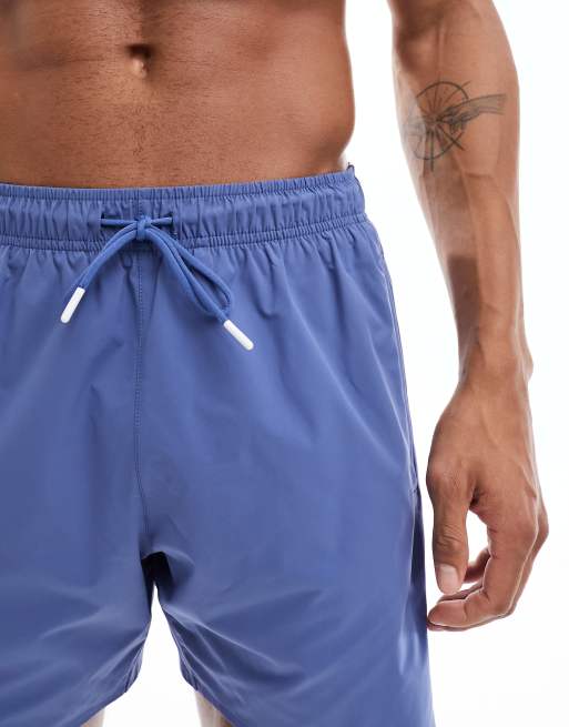 BOSS – Kultige Badeshorts in offenem Blau, 2 von 5