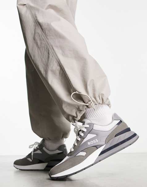 BOSS Kurt – Runn – Sneaker in offenem Grau - view 1