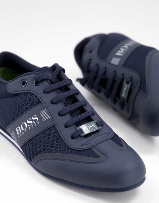 Hugo boss blue on sale shoes