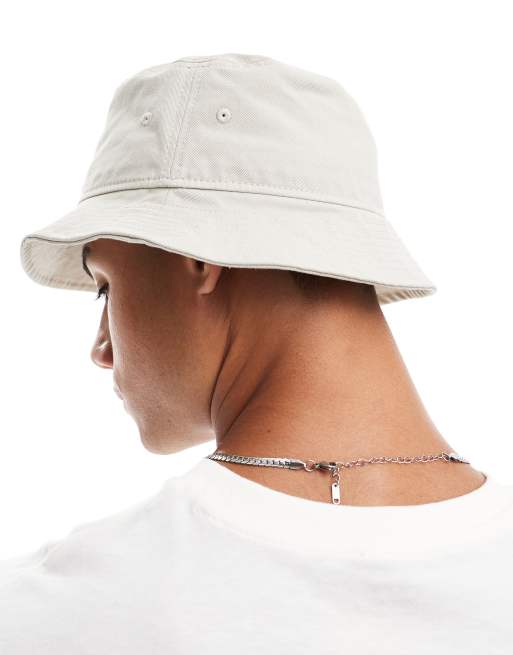 Boss logo bucket hat in beige