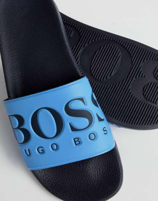 Hugo boss sliders clearance sale