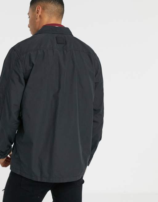 BOSS Lovel – Czarna overshirt zapinana na zamek na całości, 2 z 4