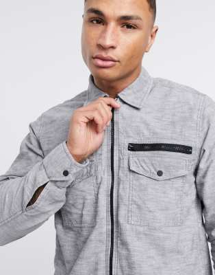 boss lovel zip shirt