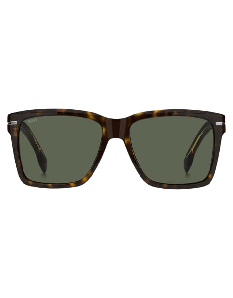 BOSS - Lunettes de soleil carrées - Marron - view 1