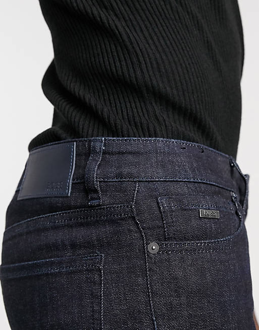 champignon Nogen Borgerskab BOSS Maine regular fit jeans in dark wash | ASOS