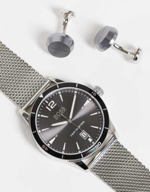 Hugo boss watch and online cufflinks mens gift set