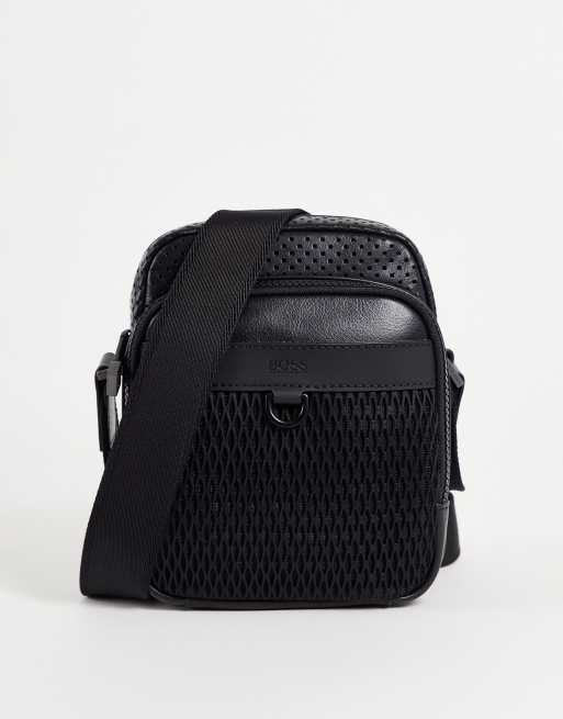 BOSS mini shoulder bag in black | ASOS