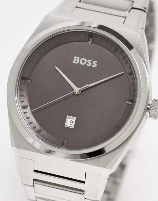 Boss - Montre-bracelet pour homme avec cadran gris - Argenté 1513992