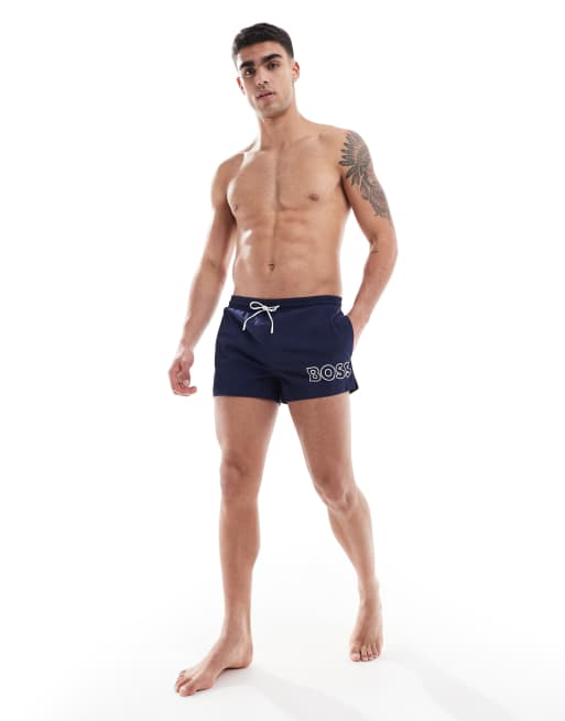 HUGO BOSS Mooneye swim shorts, heren zwembroek, zwart