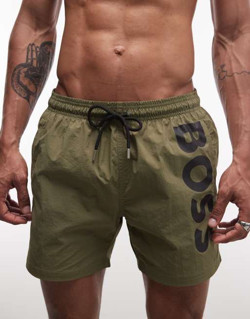 Boss - Octopus - Shorts de baño caquis, 4 de 5