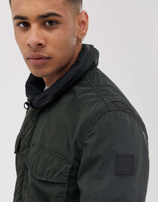 BOSS Olisso four pocket jacket in