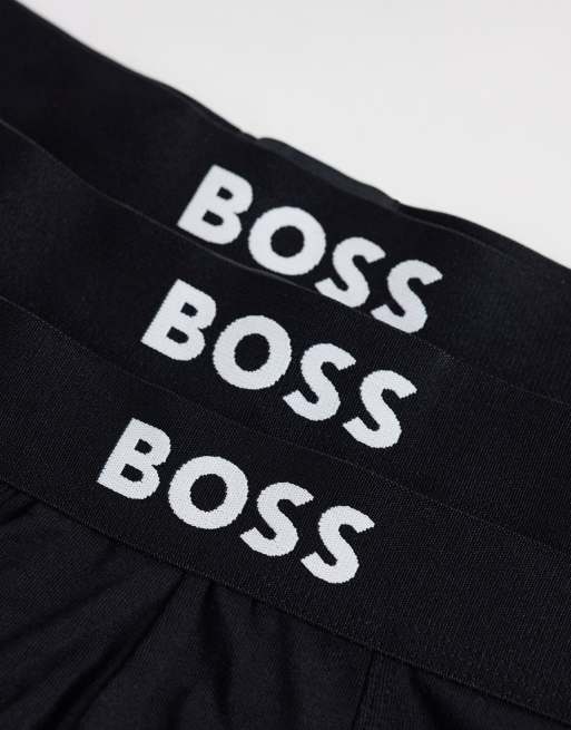 BOSS One 3-pack boxer briefs in black, 3 of 3