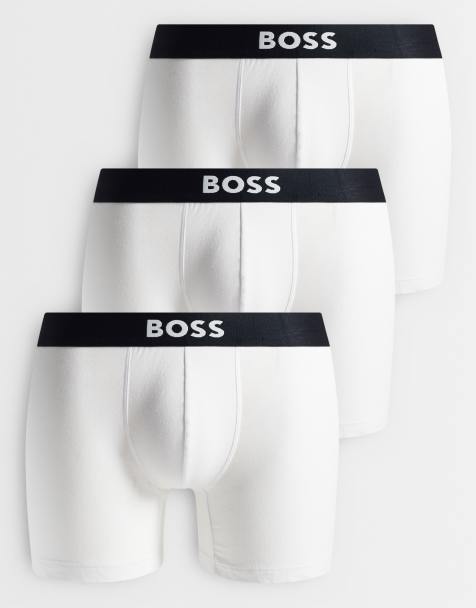 BOSS One confezione da 3 boxer aderenti bianchi - view 1