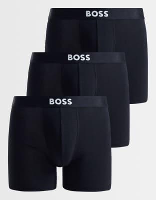 BOSS - One - Lot de 3 caleçons - Noir