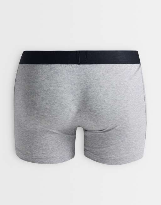 BOSS - One - Sorte/hvide/grå boksershorts i pakke med 3 par, 2 af 3