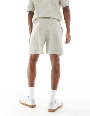 Hugo Boss Amoffle Waffle Regular Shorts