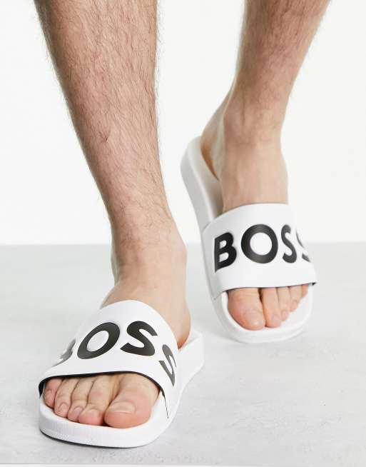 Hugo boss on sale sliders white