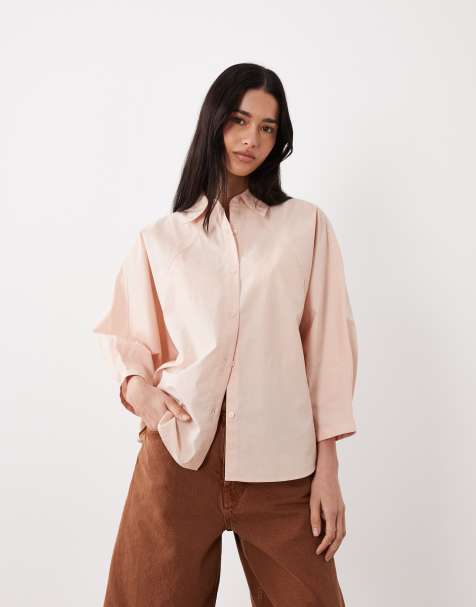 BOSS Orange - Belenta - Blusa comoda rosa con maniche a kimono - view 1