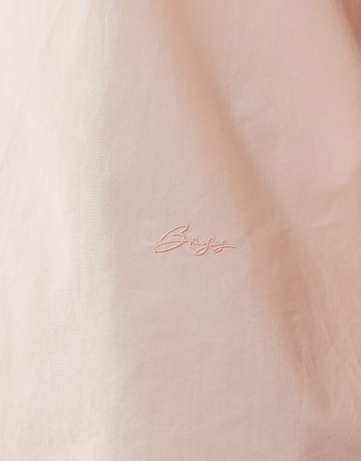 BOSS Orange - Belenta - Lyserød bluse i afslappet pasform med kimonoærmer, 3 af 4