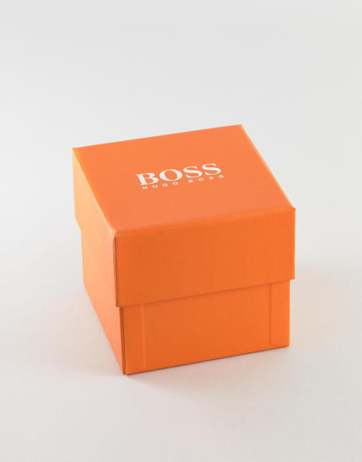 Uhr New By – | Orange Boss York BOSS 1513010 mit ASOS orangefarbenem Armband – Hugo