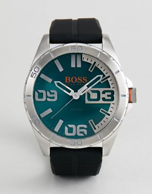 BOSS Orange By Hugo Boss 1513381 Berlin Watch With Green Dial