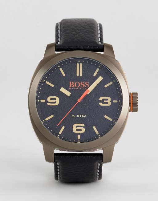 Hugo boss orange outlet uhr schwarz