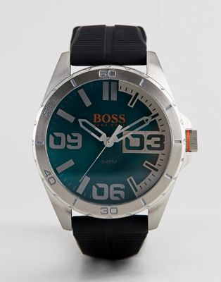 green hugo boss watch