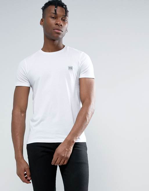 BOSS Orange by HUGO BOSS Logo T Shirt Slim Fit in White ASOS