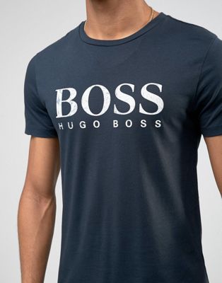 By Hugo Orange T-Shirt Tommi Boss BOSS | 3 Logo ASOS