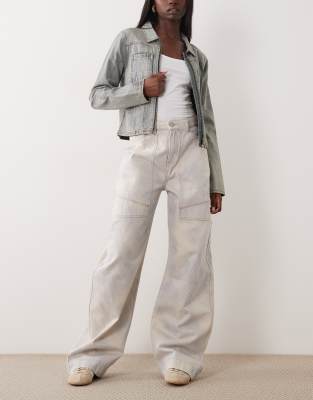 Hugo Boss Cargo Balloon 2.0 Relaxed Fit Jeans In Blue