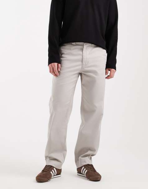 BOSS Orange - Chino dritti grigio chiaro - view 1