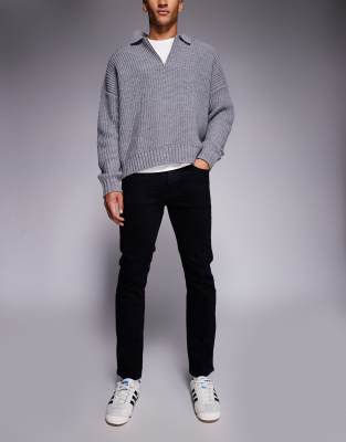 BOSS Orange - Delaware - Jean slim - Bleu foncé