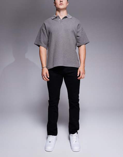 BOSS Orange – Delaware – Schmal geschnittene Jeans in Schwarz - view 1