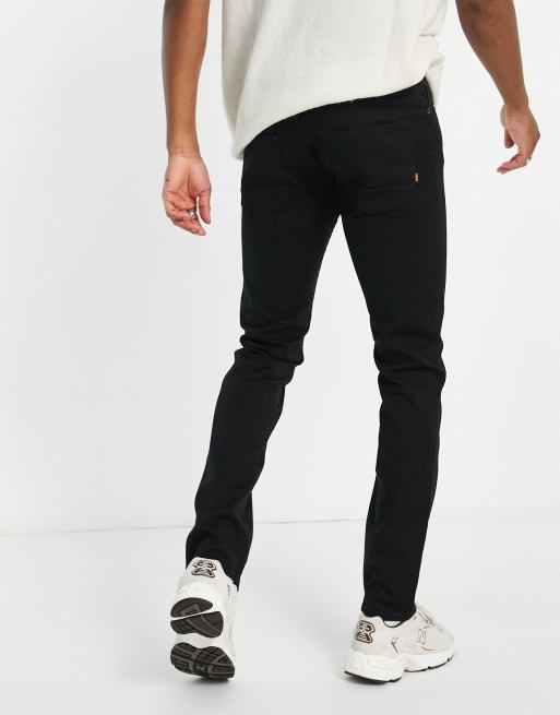 BOSS Orange Delaware slim fit jeans in black | ASOS