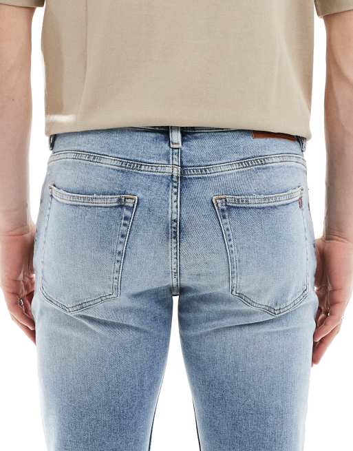 BOSS Orange Delaware slim fit jeans in light wash, 5 of 5