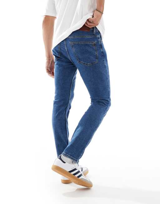 BOSS Orange – Delaware – Smala jeans med mellanblå tvätt, 5 av 5