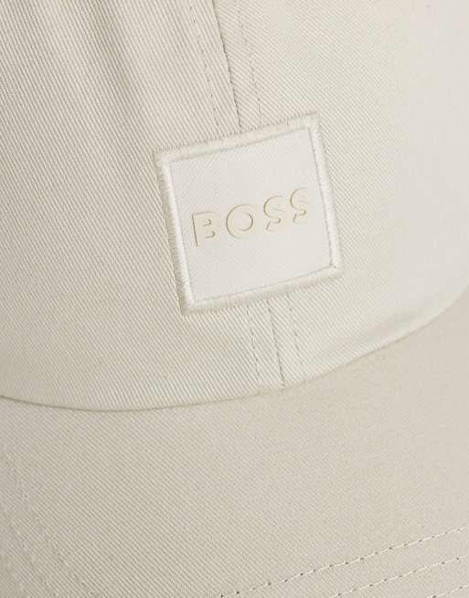 BOSS Orange – Derrel – Beżowa czapka z daszkiem i stonowanym logo, 3 z 3