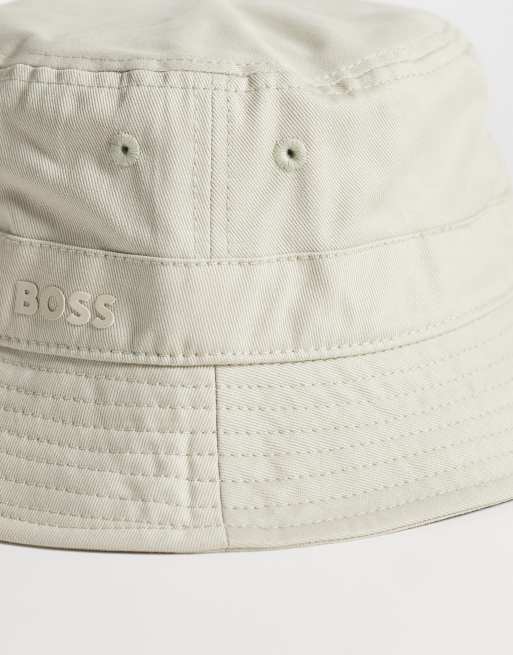 BOSS Orange Finnian bøllehat i beige, 3 af 3