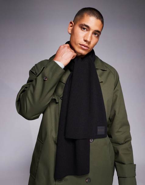 BOSS Orange – Foxon – Schal in Schwarz - view 1