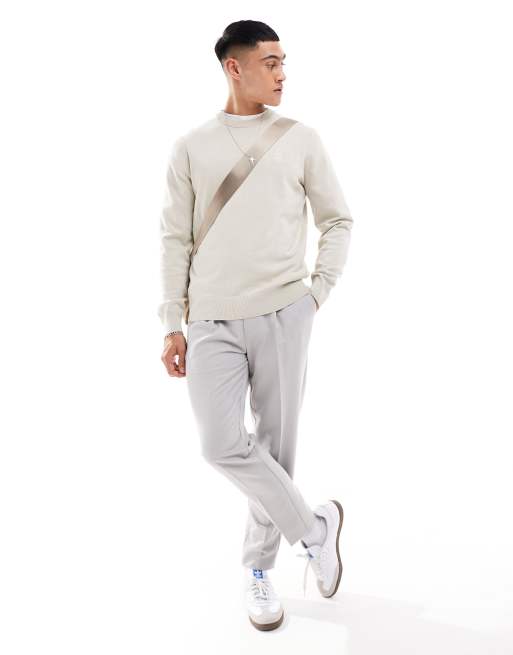 BOSS Orange – Kanovano – Strickpullover in Beige, 3 von 4