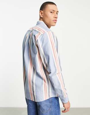 Lambey - Giacca a righe blu - BOSS by Hugo Boss Camicia donna  - immagine2