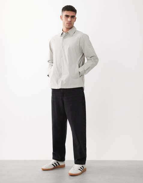 BOSS Orange – Leldon – Ljusgrå overshirt - view 1
