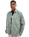 [BOSS Orange] BOSS Orange Locky overshirt in dark green S Green