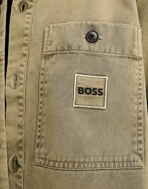 BOSS Orange – Locky – Oversize-Hemd in Pastellgrün | ASOS